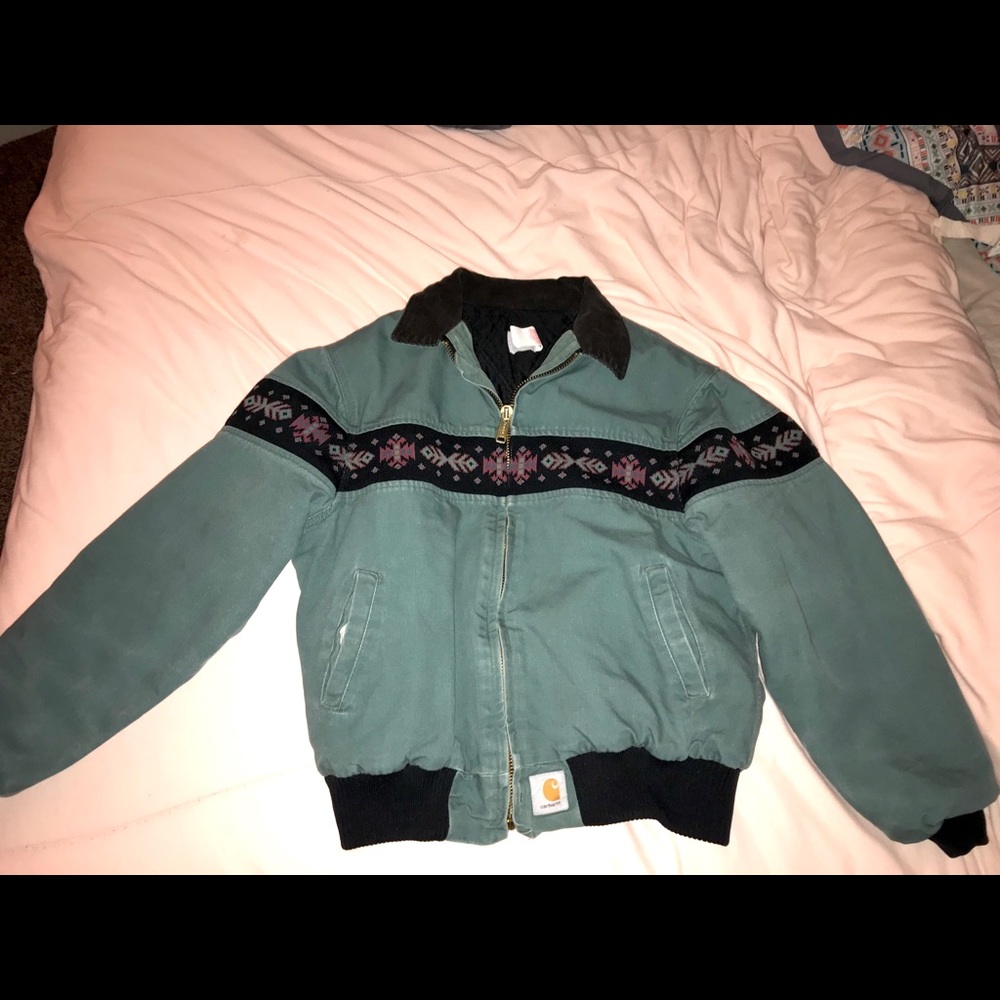 Vintage Carhartt Navajo Bomber Jacket